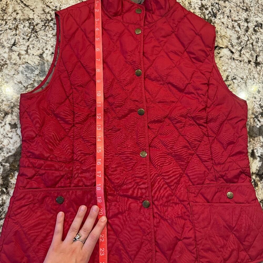 Eddie Bauer | Down Filled Vest/Gillet with Quilt Stitching size L - Picture 7 of 8